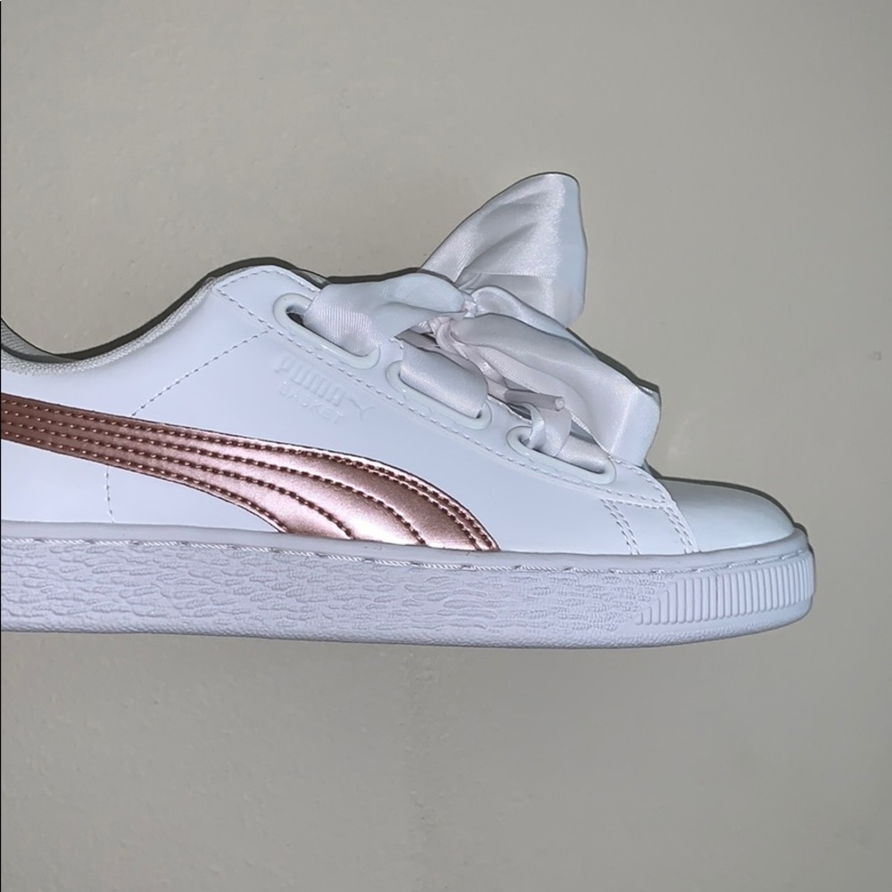 Puma White-Copper rose